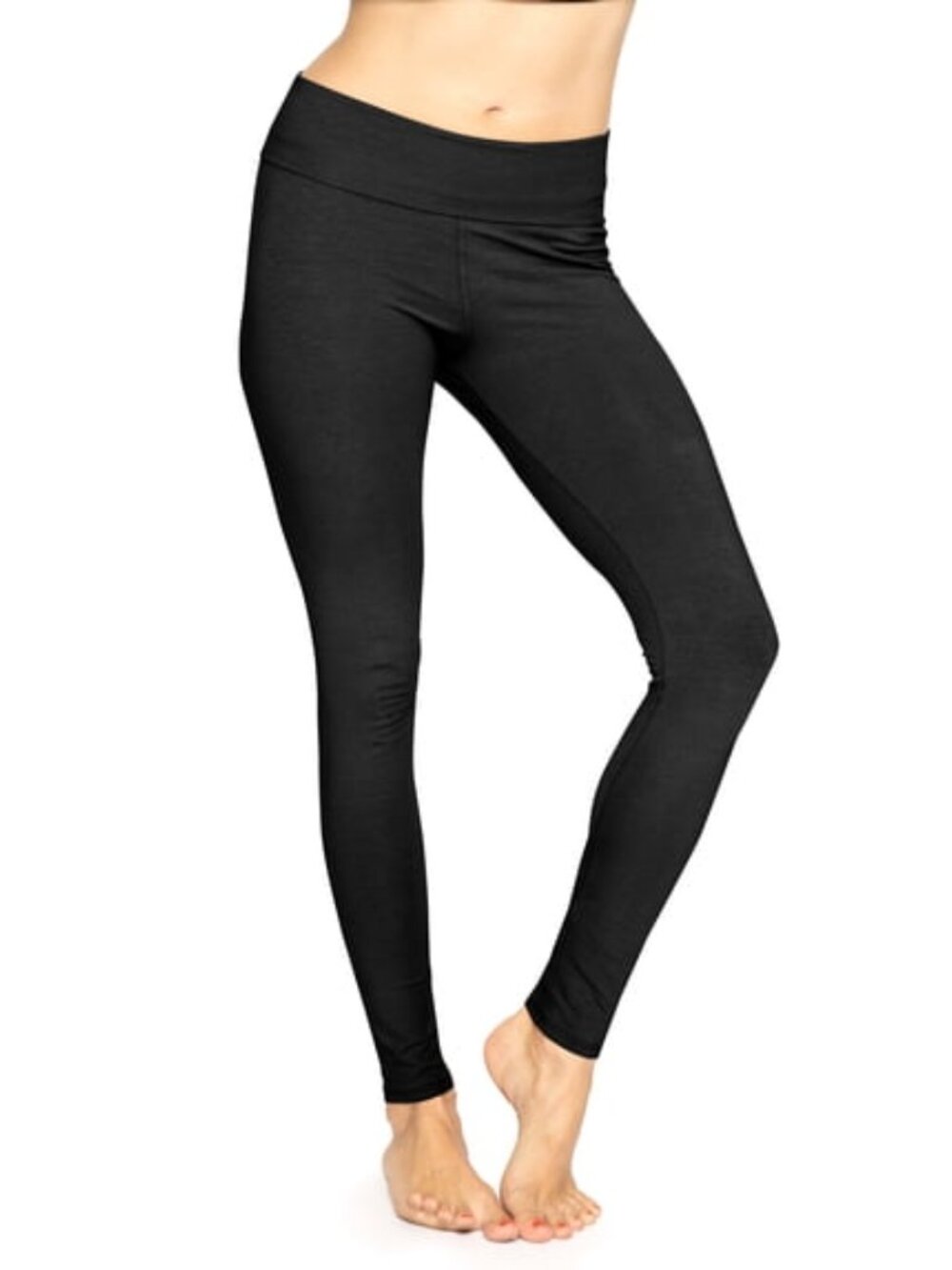 Soft Knit Black Leggings L